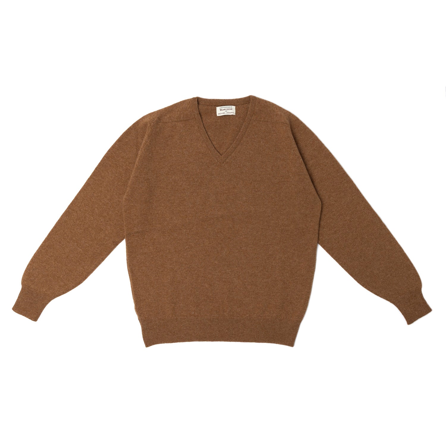 Sweater "Leven Vee" made of pure Geelong Lambswool - 2 Ply